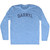 Darryl Adult Tri-Blend Long Sleeve T-shirt - Athletic Blue