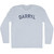 Darryl Adult Tri-Blend Long Sleeve T-shirt - Athletic White