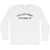 It'S Just Money It'S Made Up Adult Cotton Long Sleeve T-shirt - White