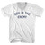 Ego Is The Enemy Adult Cotton V-neck T-shirt - White