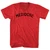 Mediocre Adult Tri-Blend V-neck T-shirt - Athletic Red