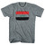 Iraq Country Flag Womens Tri-Blend Junior Cut T-Shirt - Athletic Grey