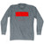 Indonesia Country Flag Adult Tri-Blend Long Sleeve T-shirt - Athletic Grey