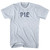 Pie Adult Tri-Blend T-shirt - Athletic White