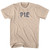 Pie Adult Cotton T-shirt - Creme