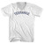 Terrance Adult Cotton V-neck T-shirt - White
