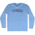 Tyreek Adult Tri-Blend Long Sleeve T-shirt - Athletic Blue