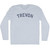 Trevon Adult Tri-Blend Long Sleeve T-shirt - Athletic White