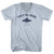 They're Here Ufo Alien Spaceship Adult Tri-Blend V-neck T-shirt - Athletic White