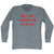 Now I Have A Machine Gun Ho-Ho-Ho Adult Tri-Blend Long Sleeve T-shirt - Athletic Grey