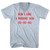 Now I Have A Machine Gun Ho-Ho-Ho Adult Tri-Blend V-neck T-shirt - Athletic White