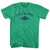 They're Here Ufo Alien Spaceship Adult Tri-Blend T-shirt - Athletic Green