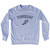 Torquay Running Track Winged Foot Adult Tri-Blend Sweatshirt - Grey Heather