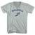 Walsall Running Track Winged Foot Adult Tri-Blend V-neck T-shirt - Athletic Cool Grey