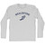 Wealdstone Running Track Winged Foot Adult Cotton Long Sleeve T-shirt - Grey Heather