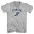 Thistle Running Track Winged Foot Adult Cotton V-neck T-shirt - Grey Heather