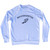 Wolverhampton Running Track Winged Foot Adult Tri-Blend Sweatshirt - White