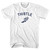 Thistle Running Track Winged Foot Womens Cotton Junior Cut T-Shirt - White