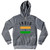 India Country Flag Heritage Tri-Blend Hoodie - Athletic Grey