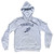 Thistle Running Track Winged Foot Adult Cotton Hoodie - White