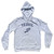 Yeovil Running Track Winged Foot Adult Cotton Hoodie - White