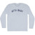 Atta Baby Adult Tri-Blend Long Sleeve T-shirt - Athletic White