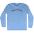 Chillaxation Adult Tri-Blend Long Sleeve T-shirt - Athletic Blue