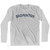 Badminton Adult Cotton Long Sleeve T-shirt - Grey Heather