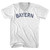 Bayern Adult Cotton V-neck T-shirt - White