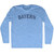 Bayern Adult Tri-Blend Long Sleeve T-shirt - Athletic Blue
