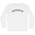 Humongous Adult Cotton Long Sleeve T-shirt - White