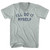 I'll Do It Myself Adult Tri-Blend V-neck T-shirt - Athletic Cool Grey