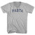 Pasta Adult Cotton V-neck T-shirt - Grey Heather