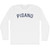 Pisano Adult Cotton Long Sleeve T-shirt - White