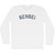 Sensei Adult Cotton Long Sleeve T-shirt - White
