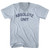 Absolute Unit Adult Tri-Blend V-Neck T-Shirt - Athletic White