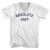 Absolute Unit Adult Cotton V-Neck T-Shirt - White