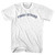 Finish Strong Womens Cotton Junior Cut T-Shirt - White