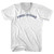 Finish Strong Adult Cotton V-Neck T-Shirt - White