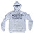 Mostly Peaceful Adult Cotton Hoodie - White