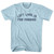 Left Lane Is For Passing Adult Cotton T-Shirt - Light Blue