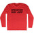 Operation High Jump Adult Tri-Blend Long Sleeve T-Shirt - Athletic Red