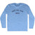 Cafe Del Mar Ibiza Adult Tri-Blend Long Sleeve T-Shirt - Athletic Blue