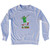 El Temo Blanco Celebration Soccer Adult Tri-Blend Sweatshirt - Athletic Grey