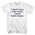 I Don't Care Who Wins, I Hate Both Teams. Custom Cooper Font Adult Cotton T-shirt - White
