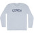 Conch Adult Tri-Blend Long Sleeve T-shirt - Athletic White