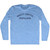 Gravity Control Propulsion Adult Tri-Blend Long Sleeve T-shirt - Athletic Blue