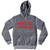 Kiss Me I'm Polish Tri-Blend Hoodie - Athletic Grey