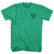 Happy Tennis Ball Smile Adult Tri-Blend T-shirt - Athletic Green