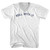 Roll With It Adult Cotton V-neck T-shirt - White